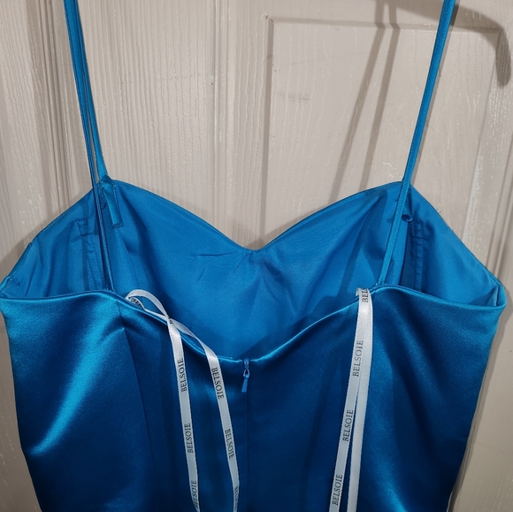 Belsoie evening gown / prom dress - 6 - bright blue/teal - Picture 4 of 8